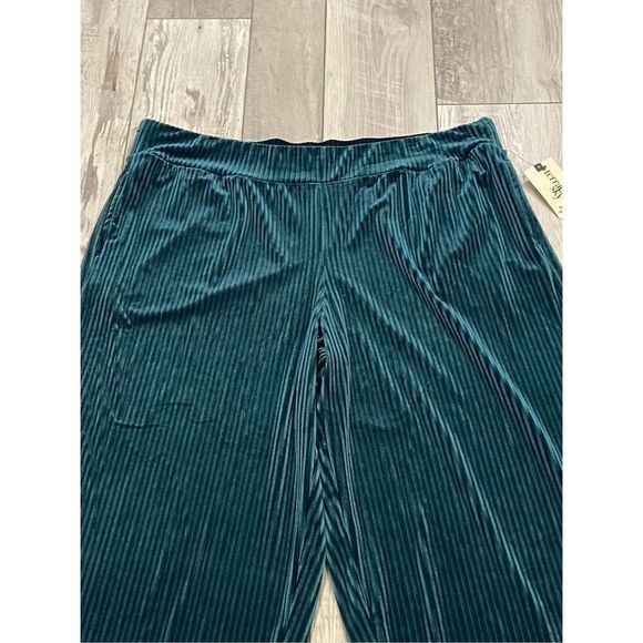 Terra & Sky green wide leg pants size 2X - Picture 2 of 10